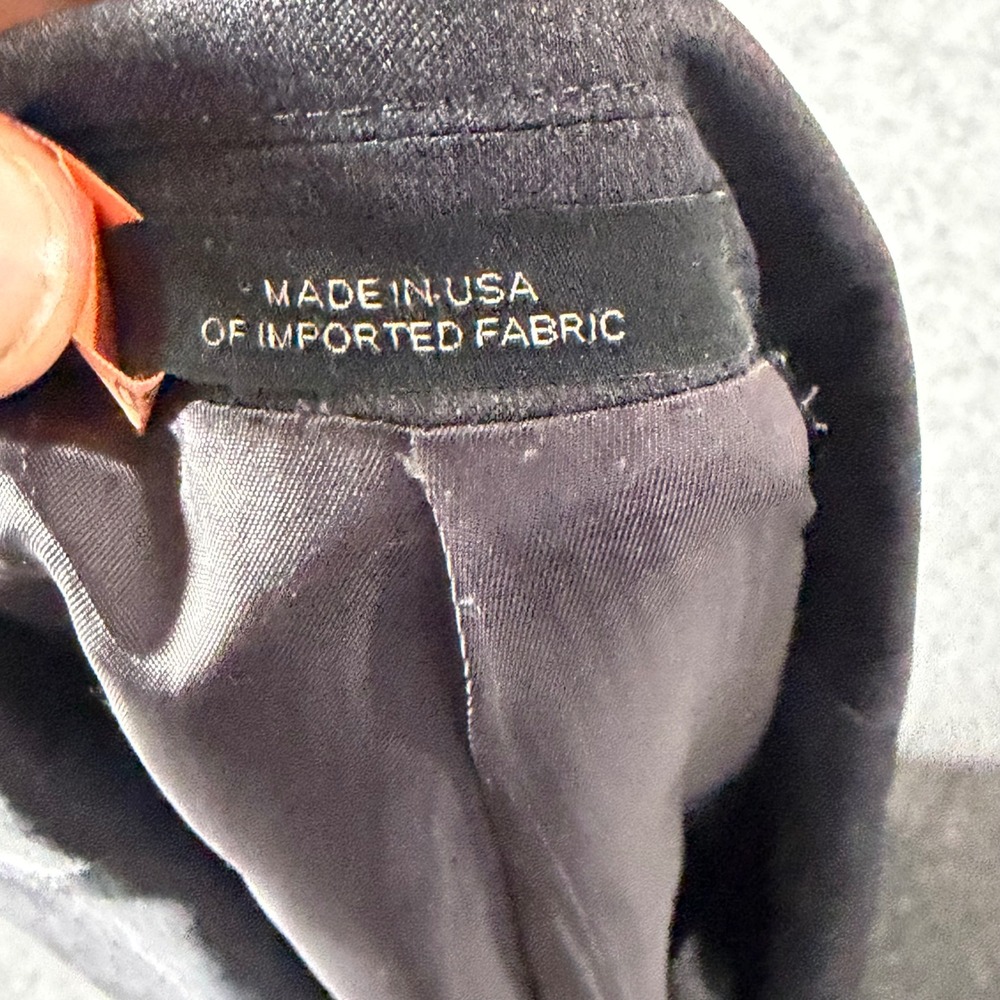 Mens Grey 100% Wool 2 Button Suit Set 42R W36 Made in USA 3510/2FP - Picture 5 of 16